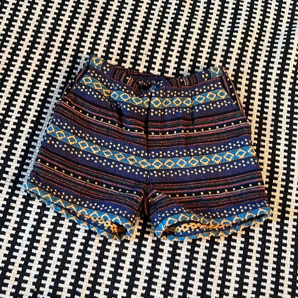 Bohemian shorts with pockets